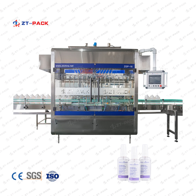 1.5kw Ss304 Gravity Bottle Filling Machine 500ml 6 Head Liquid Filling Machine