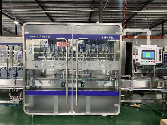 Honey Paste Canned Cylinder Weight Tomato Sauce 6 Head Bottle Filling Machine