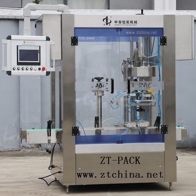 Pneumatic Screw Single Head Drum Capping Machine for Lubricant Oil Plastic PET Drum