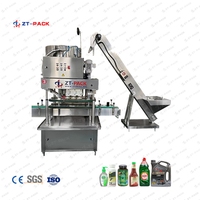 5000bph Twist Off Screw Cap Sealing Machine Stainless Steel Bottle Cap Tightener