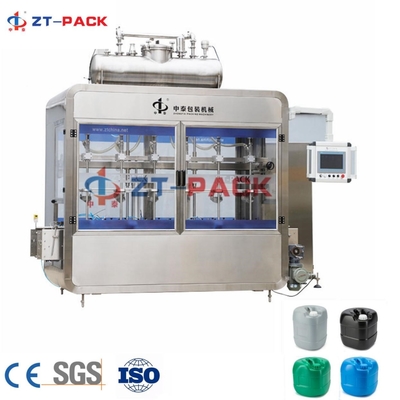 300 Bph Automatic Drum Filling Equipment 5-30L 350BPH Ss316