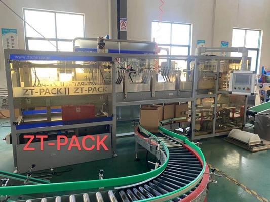 PLC Box Carton Packing Machine Smooth Operation Automatic Shrink Wrapping Machine For Cartons