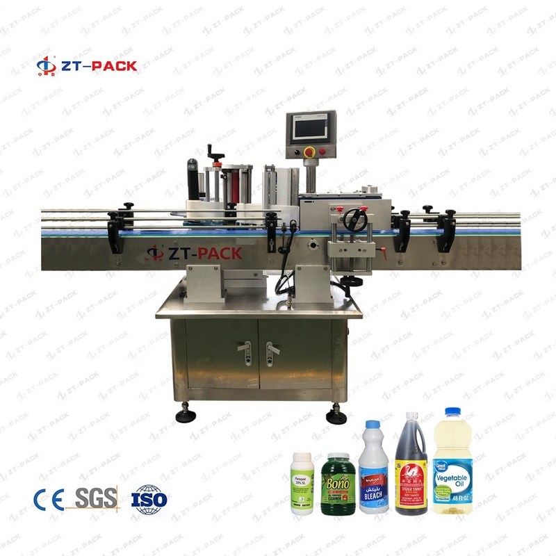 Self Adhesive Sticker Labeling Machine for PET Plastic Glass Round Square Shaped Bottle