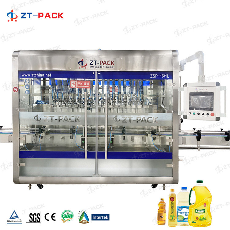 Linear Piston Filling Machine For Vegetale Oil Edible Oil Cookie Oil Bottle