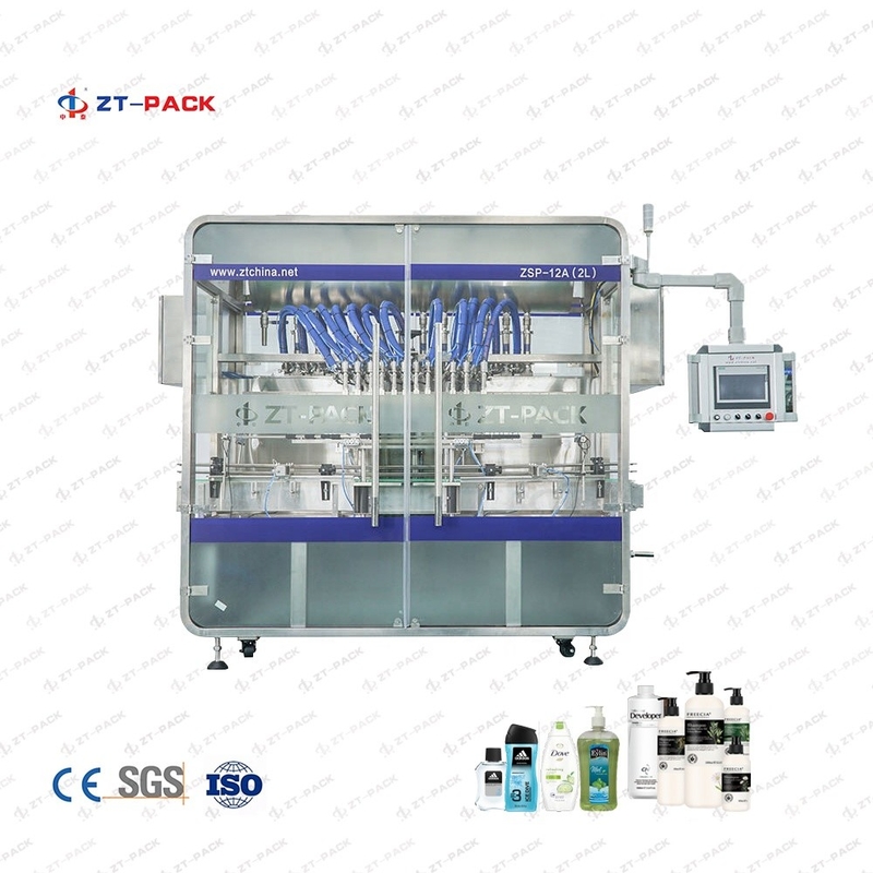1000ML Shampoo Lotion Face Cream Body Cream Hair Oil Bottle Filling Machine